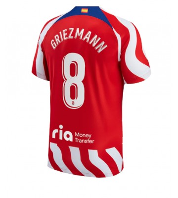 Atletico Madrid Antoine Griezmann #8 Hemmatröja 2022-23 Korta ärmar